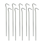 24cm Hooked Steel Pegs - 10 pack
